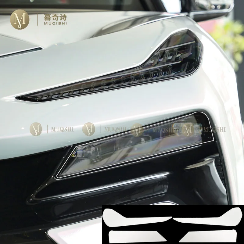 For Lotus Eletre 2023Car Exterior Headlight Anti-scratch TPU Protective film Anti-scratch Repair film Accessories Reflt PPF Film