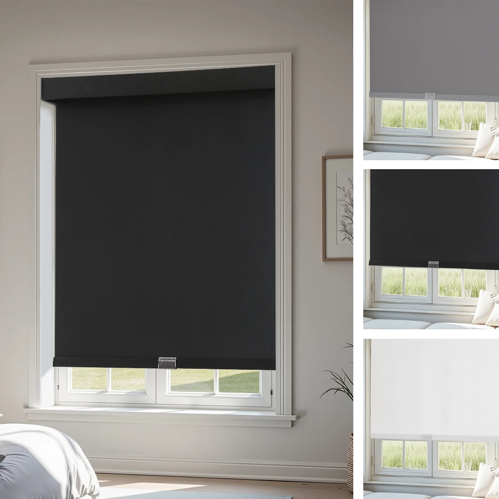 

2025Best Price Factory Roller Blinds Customized Blackout Manual Roller Blinds for Hotel Project