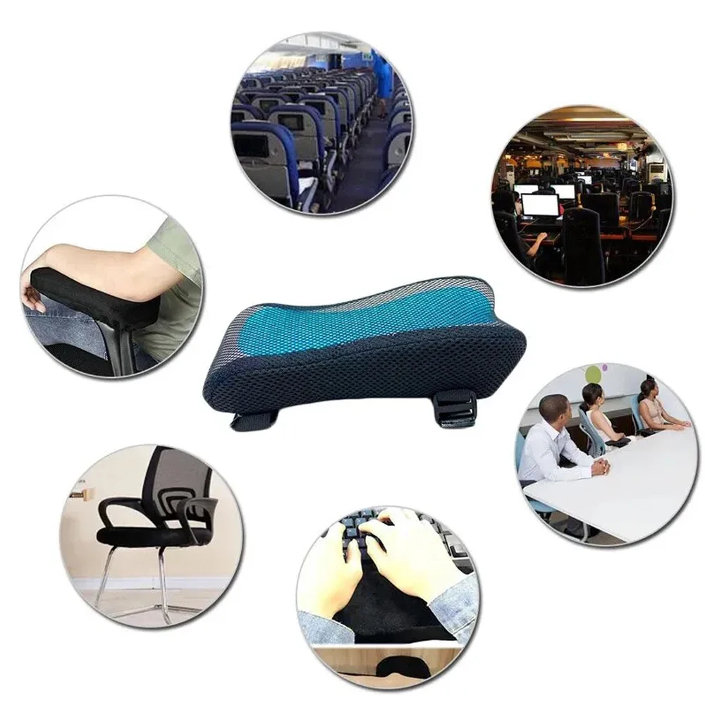 1Pcs Ergonomic Armrest Pads- Office Chair Arm Rest Cover Pillow - Elbow Support Cushion for Computer, Gaming and Desk Chairs