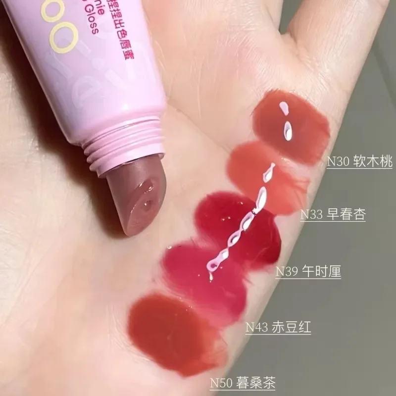 Fidoo pellizco espejo agua brillo de labios esencia de labios de color hidratante rojo de larga duración delicado Natural Corea cosméticos de maquillaje de labios
