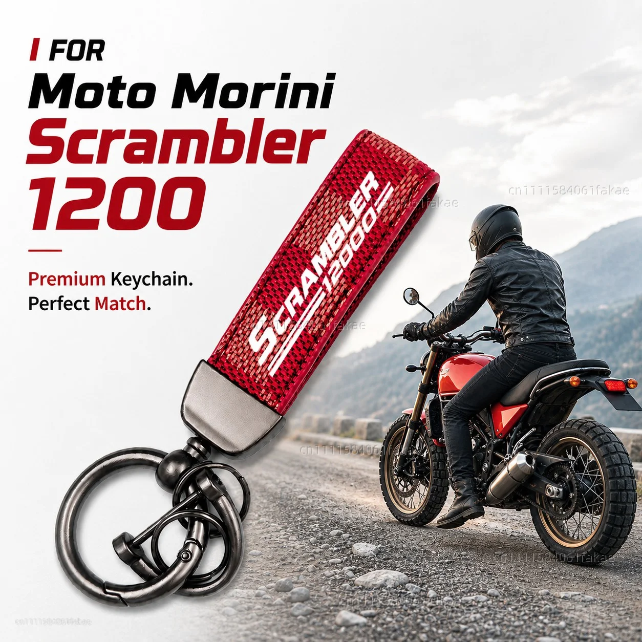 FOR Moto Morini Scrambler 1200 2009-2018 Motorcycle Keychain Custom Logo Gift for Rider Men Women