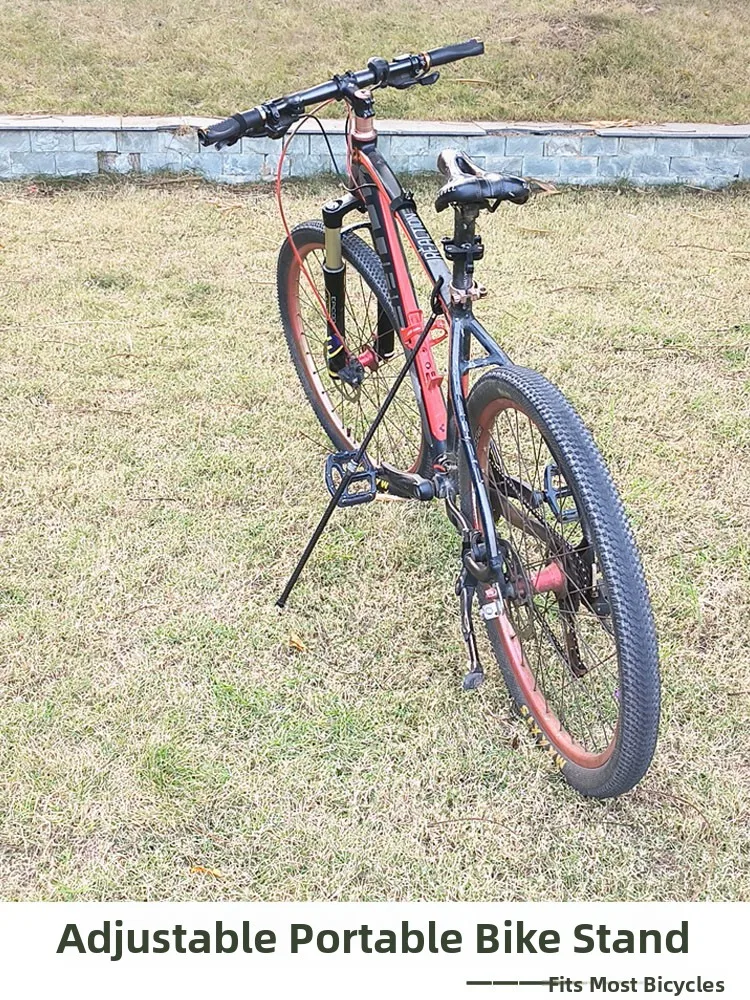 Adjustable Carbon Fiber Bicycle Parking Stand Unicycle Parking Bracket Mountain Bike Bicycle Riser Folding Bike Footrest image 3