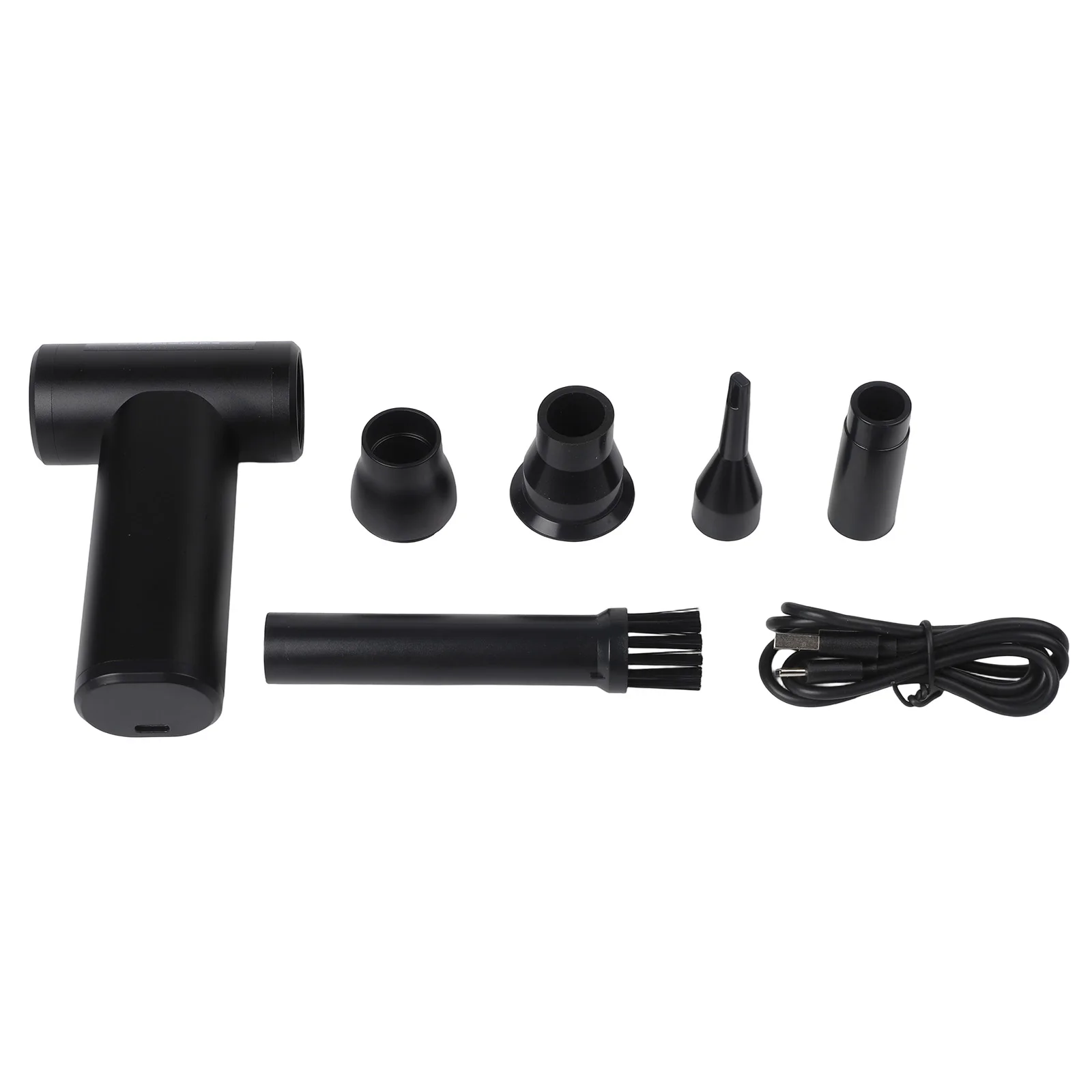 1set 120,000 RPM Powerful Handheld Cordless Turbo-Fan 2-Function Blow & Suction Handheld Blower With LED Lighting