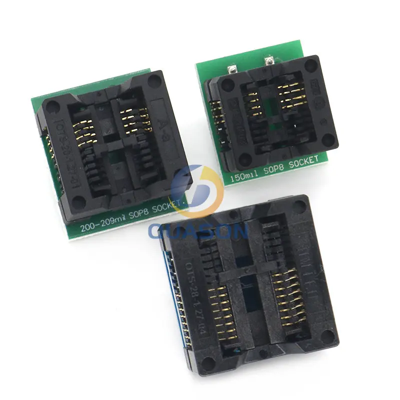 SOP16 to DIP8 Wide-body Seat Wide 150mil 200mil 208mil 209mil 300mil Programmer SOP8 Adapter Socket for EZP2010 EZP2013 CH341