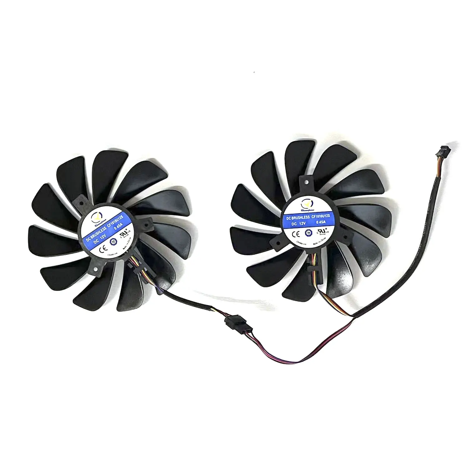 New 95MM 4PIN FDC10U12S9-C CF1010U12S RX RX 5700 GPU Cooler for XFX Radeon RX 5600 5700 XT RAW II Graphics Card Cooling Fan