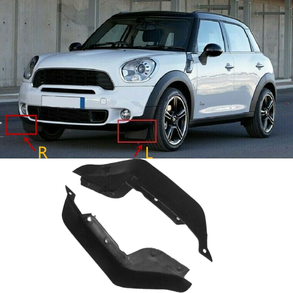 2 Stuks Voorbumper Splash Modder Flap Bescherming Druk Lip Voor Mini Cooper R60 R61 11-16