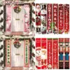 Christmas Door Banner Door Couplet Merry Christmas Decoration For Home 2025 Navidad Kerst Natal Noel Xmas Decor New Year 2026 1