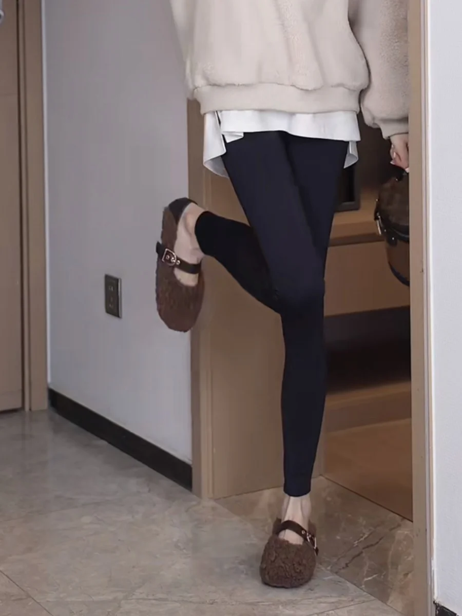 

Slimming Fitn arkskin Pants Women's Autumn Wear Yoga Tummy Control Bot Versatile Faionable Seven/Nine Inch Pants