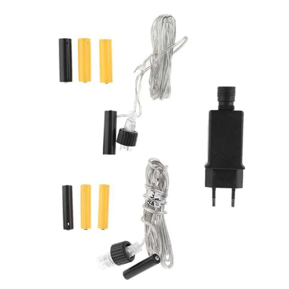 

AA AAA Battery Eliminator Power Supply Adapter Replace 2 3 AA AAA 1.5V Battery for LED Lamp Toys Radio and More,EU Plug