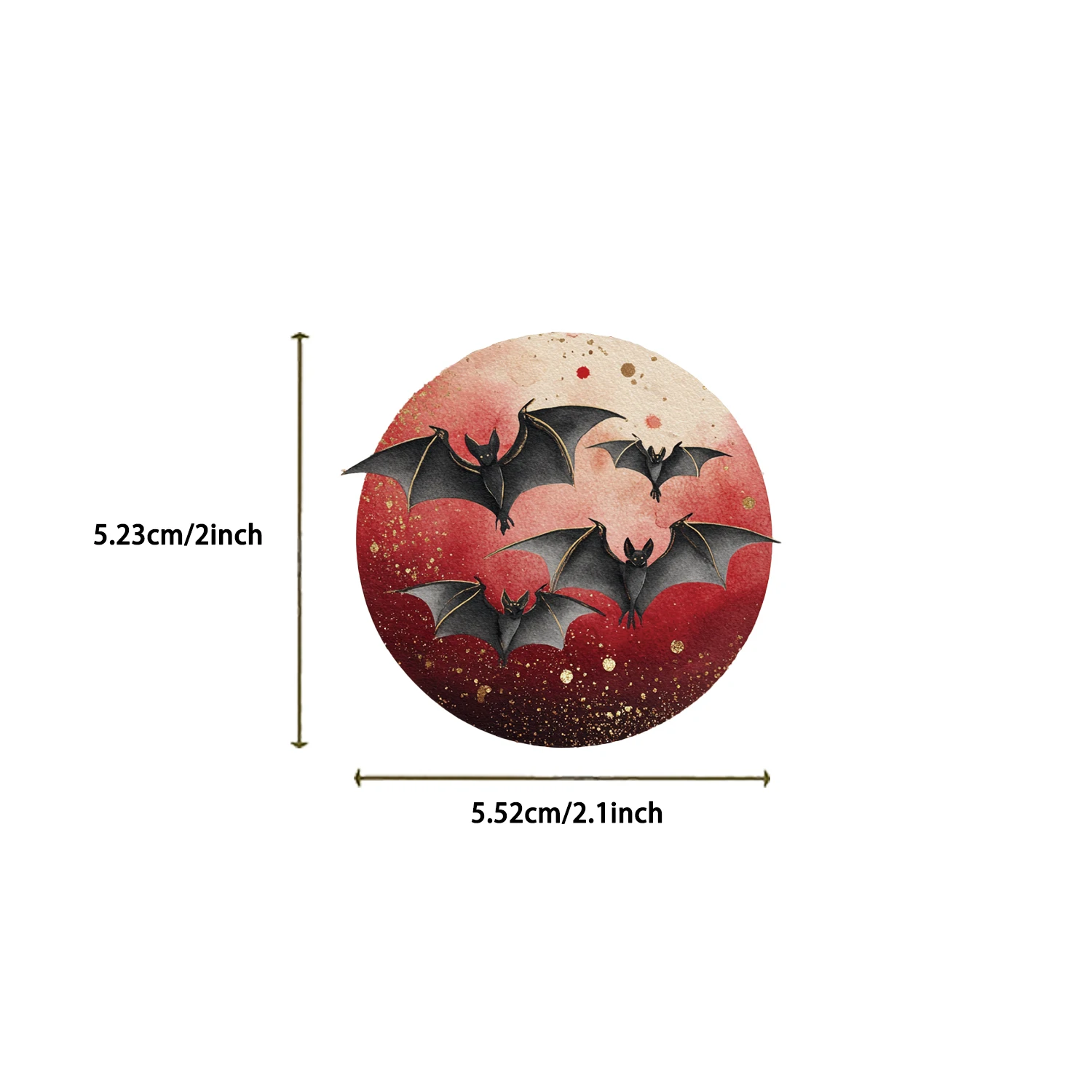 50pcs Vintage Watercolor Halloween Pumpkin Cute Ghost Transparent Graffiti Decal Stickers Waterproof Stickers for Laptop