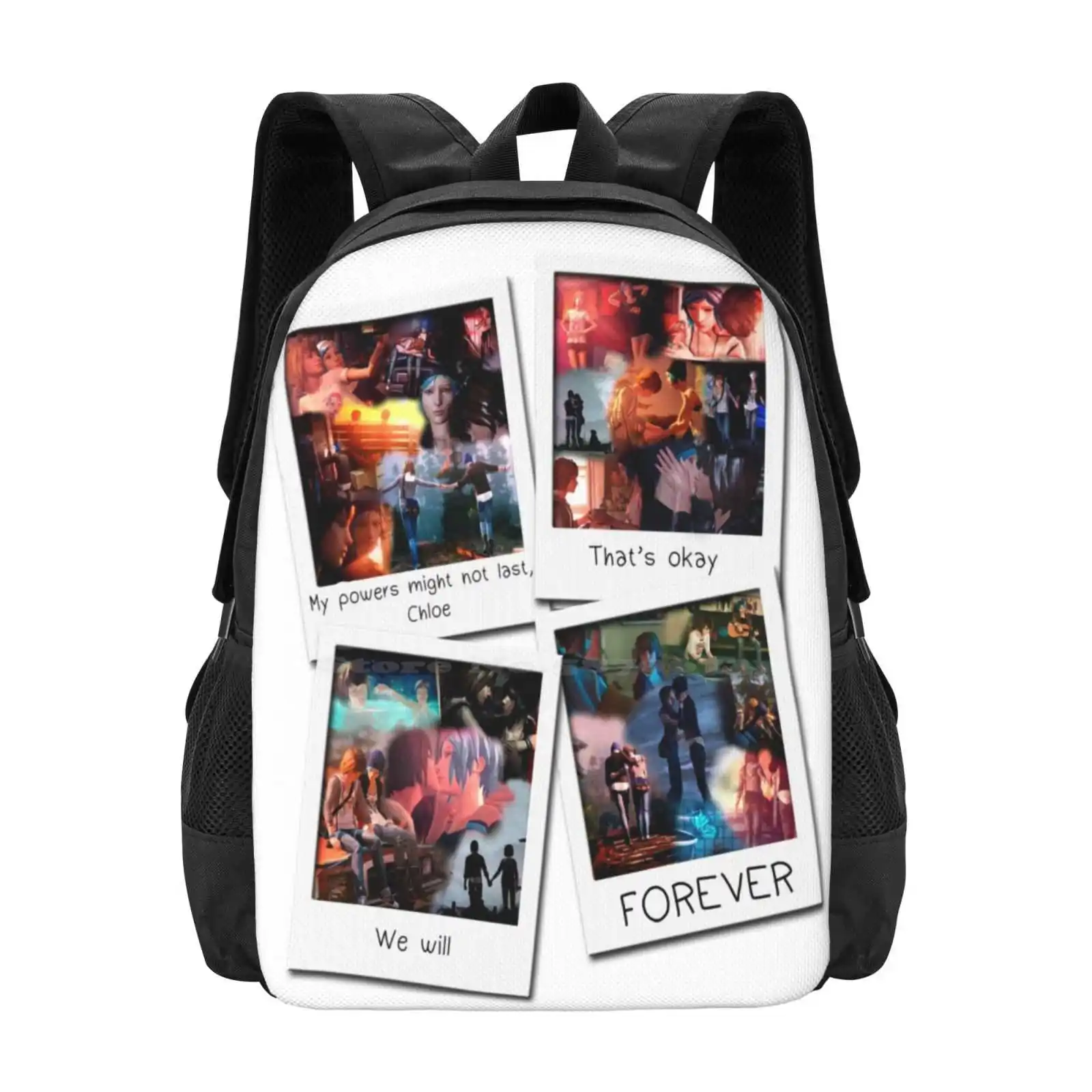 Forever New Arrivals Unisex Bags Student Bag Backpack Life Is Strange Love Pricefield Price Max Caulfield Time Travel Gaming