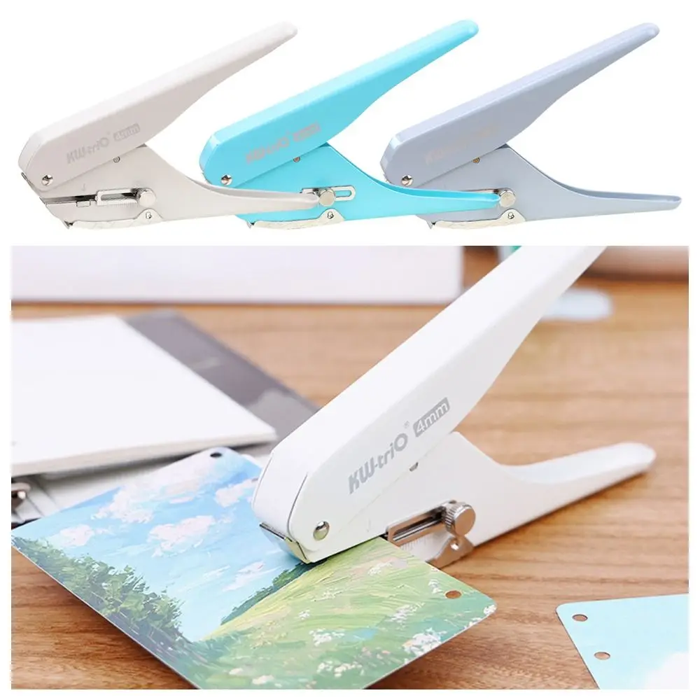 4 مللي متر ثقب واحد الناخس ثقب واحد لتقوم بها بنفسك الحرفية ثقب لكمة آلة توفير العمالة فضفاضة ورقة ملزمة أدوات ثقب أداة ملاكمة الموثق #1