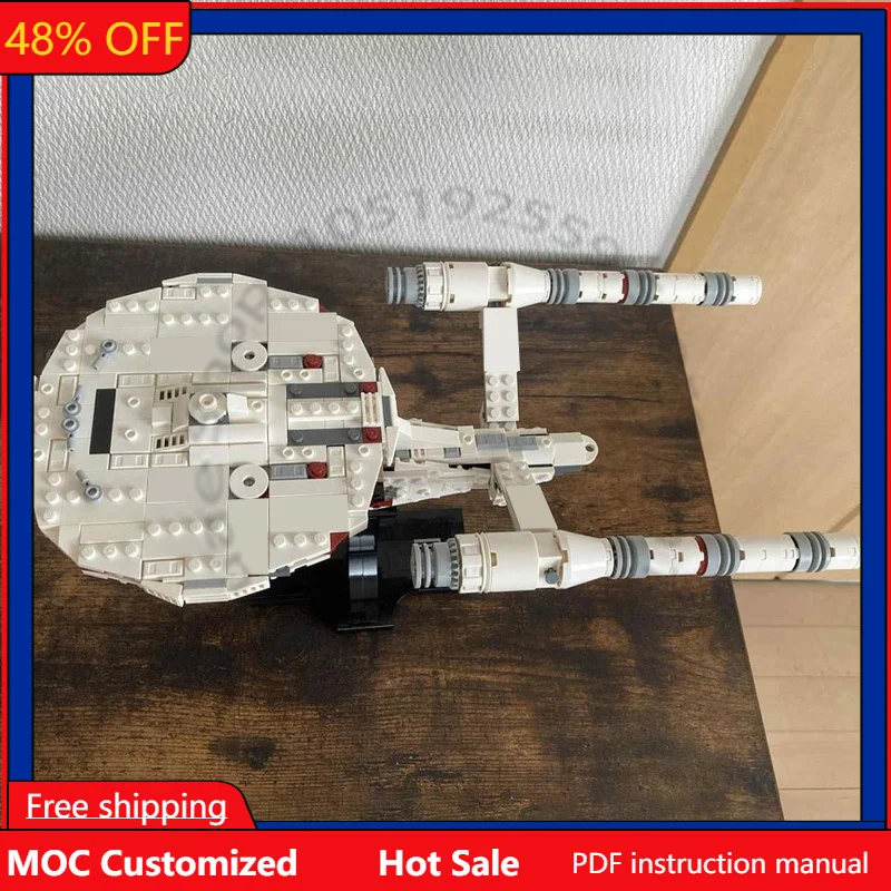 

461 PCS Star Battle Enterprise NCC-1701 75376 Alt MOC Customize Modular Building Block Brick Kids Design DIY Festival Toy Gift