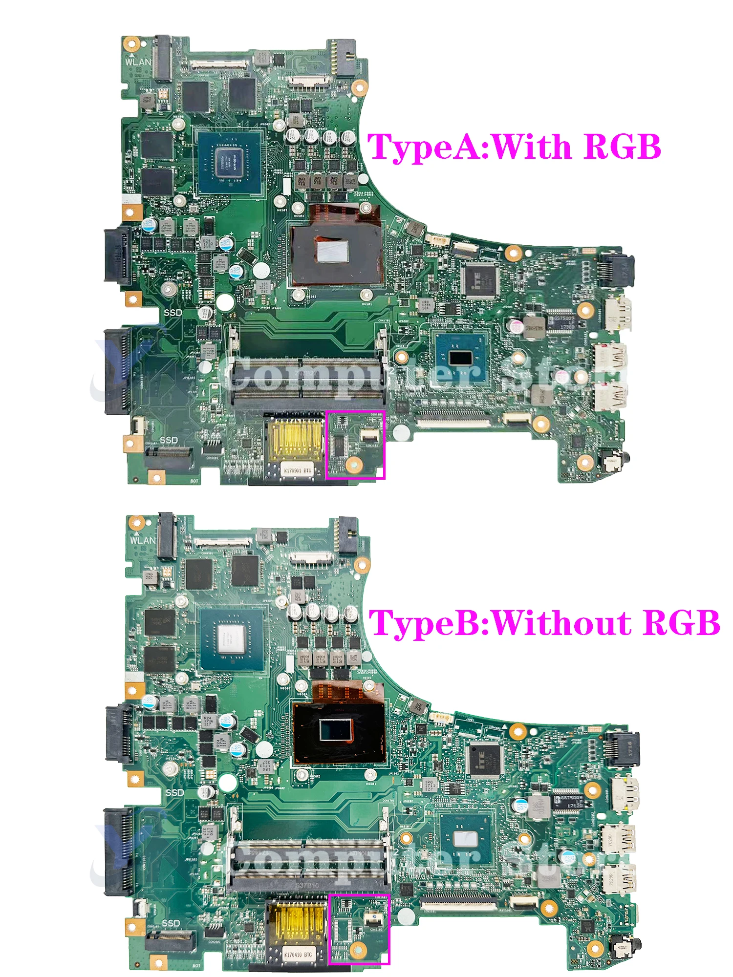 Материнская плата для ноутбука GL553VE GL553V FX53V ZX53V