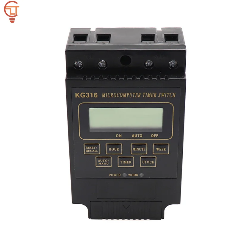 10A 110/220v 제어 스위치 Kg316t 자동 타이밍 컨트롤러 가로등 전원 공급 장치 시간 스위치