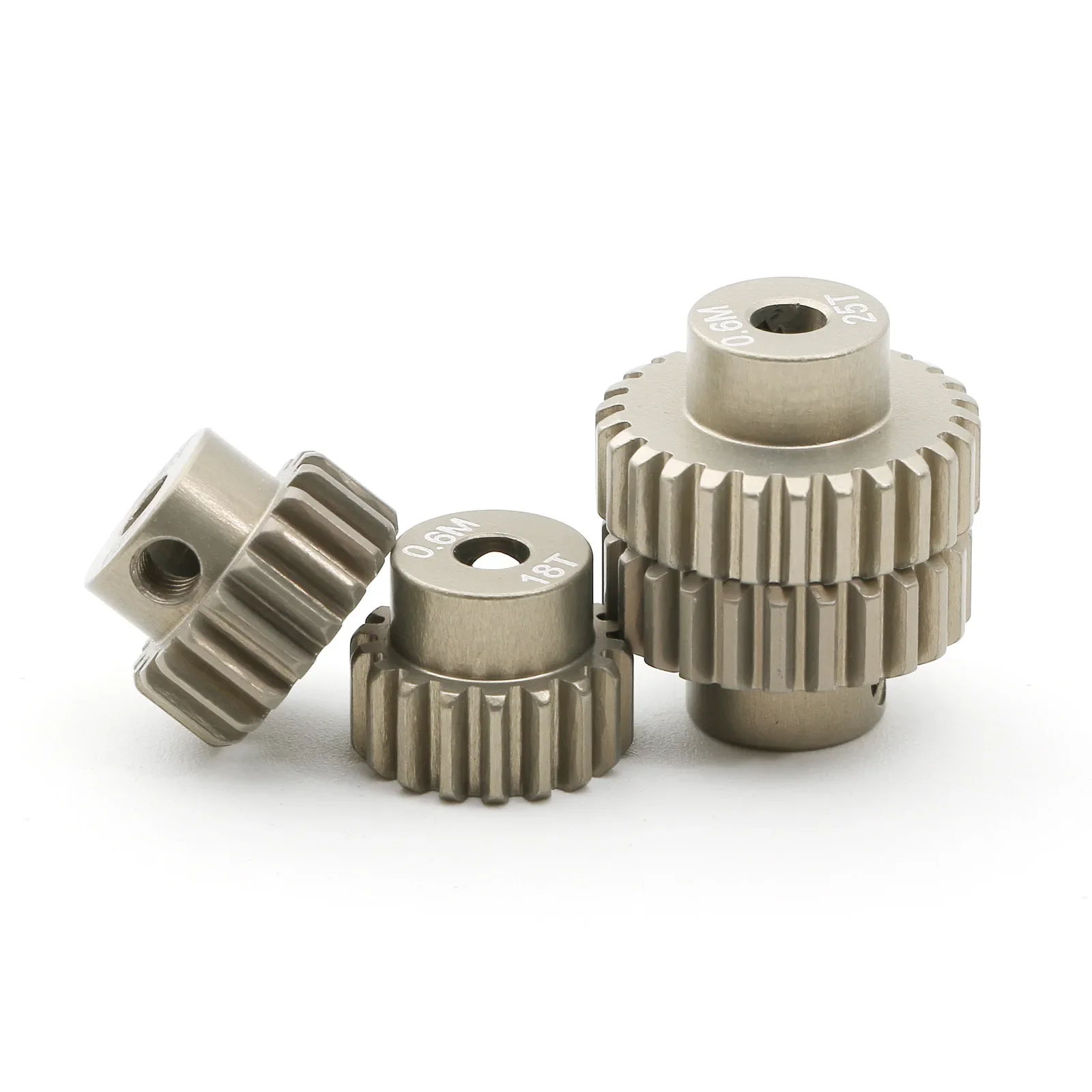 Metal 18T 19T 24T 25T Pinion Gear Moter Gear for Tamiya TT01 TT02 TB02 TA05 RC Car Upgrade Parts Accessories