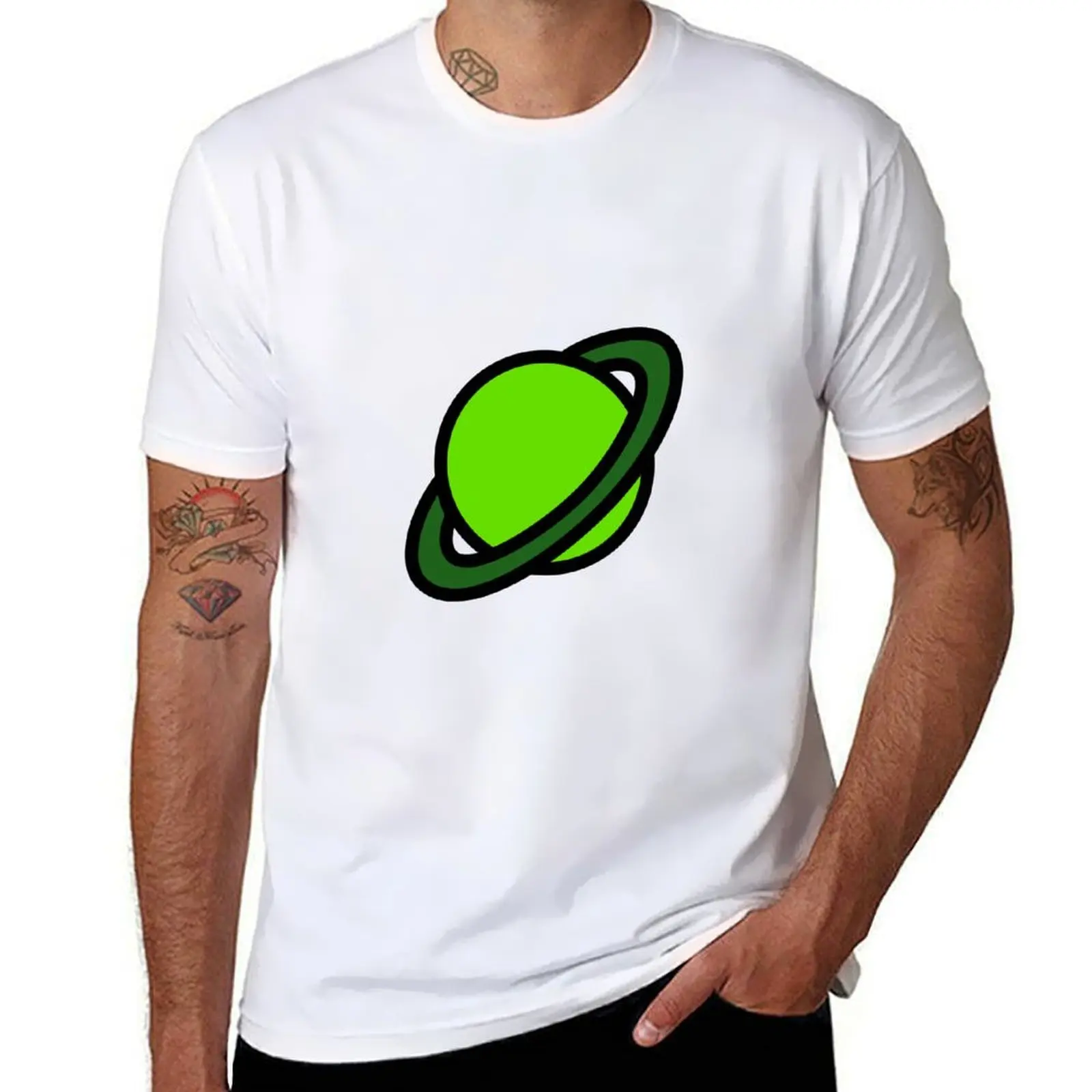 

Green Planet T-Shirt t shirts for man pack cotton man t shirts high quality luxury brand T-Shirt