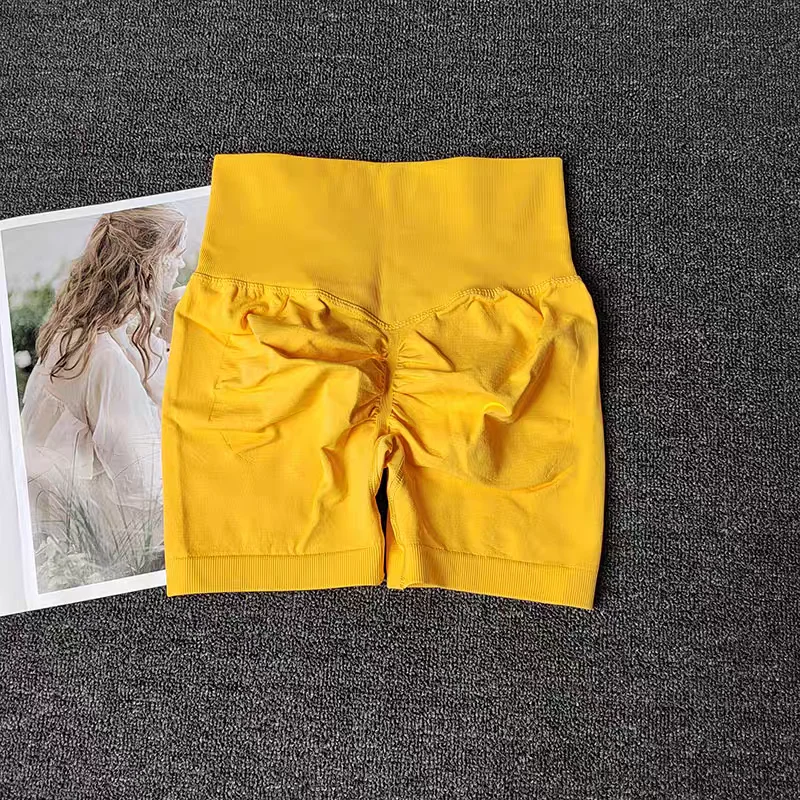 Summer Yoga Shorts Women Fitness Shorts Breathable Sports High Waist Running Shorts Cycling Shorts Workout Gym Sports Shorts image 5