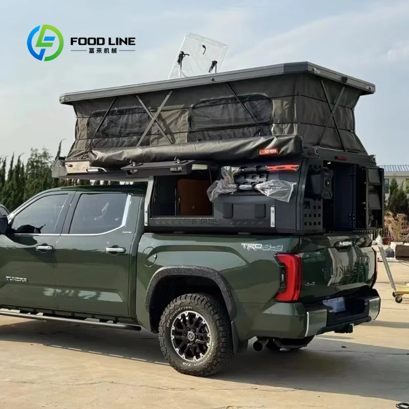 Customized Pop Up Truck Camper Shell For Ford Ranger Offroad Camping Tent System Commercial Bulk Discounts