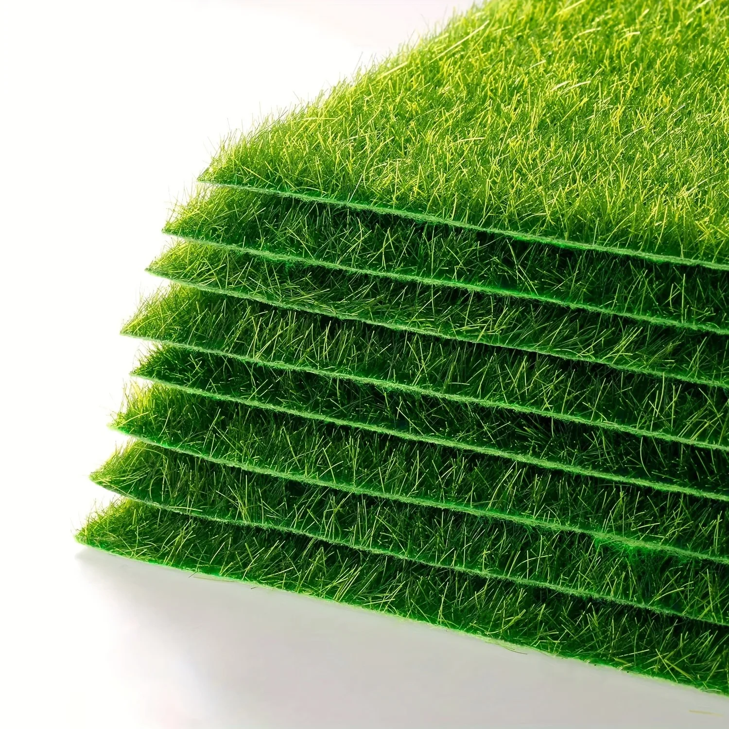 1Pcs 15*15/30*30cm Artificial Grassland Simulation Moss Lawn Turf Fake Green Grass Mat Carpet DIY Micro Landscape Garden Decor