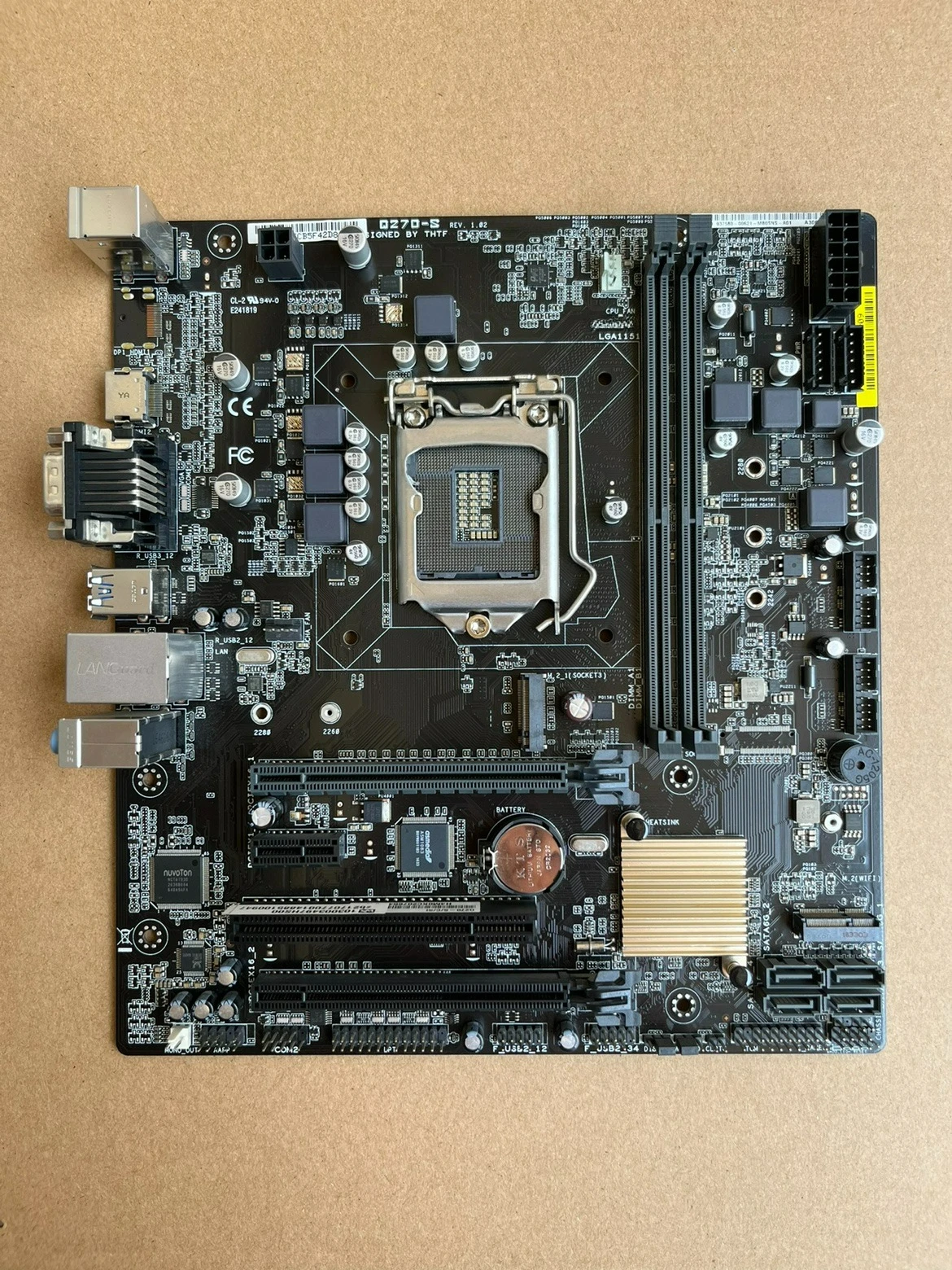 

Для основной платы Tsinghua Tongfang Q270-S Q270-P чипсет Q270, поддержка 1151, шестого поколения, седьмого поколения