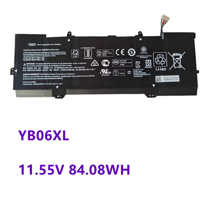 YB06XL 7820mAh Battery For HP Spectre X360 15-CH002TX CH013TX CH070NZ CH034NG CH030NZ HSTNN-DB8H DB8V 928427-271 TPN-Q200