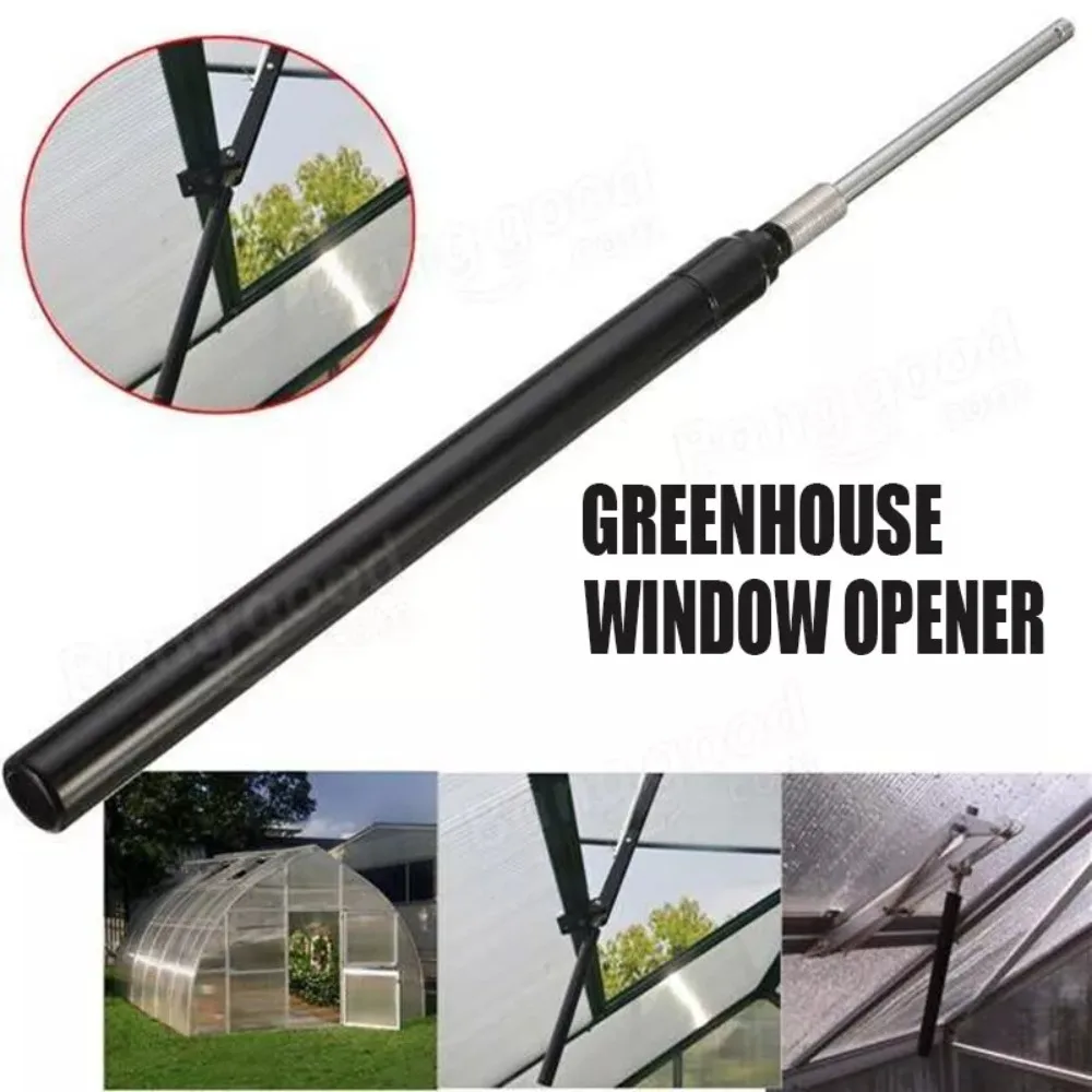 

Black Window Opener New Iron Cylinder Greenhouse Window Opener Window Accessories Ventilation Automatic Window Opener