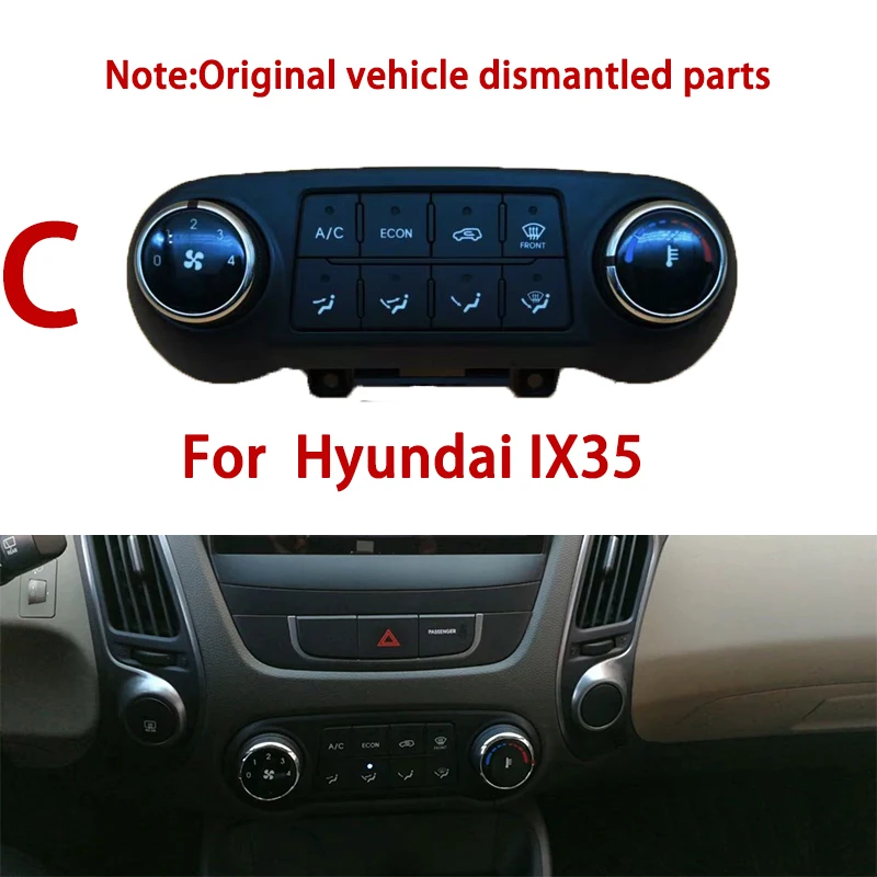 Geschikt voor Hyundai IX35 2010-2020 airconditioning paneelknop schakelaar knop airconditioning bedieningsschakelaar paneelmontage