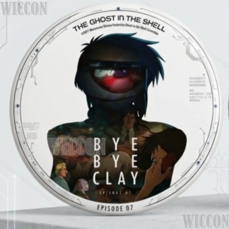 New Ghost In The Shell Anime Badge Collectible Merch Tin Brooch Portable Decor Gift Cosplay Cos Festival Fancy Comic Con