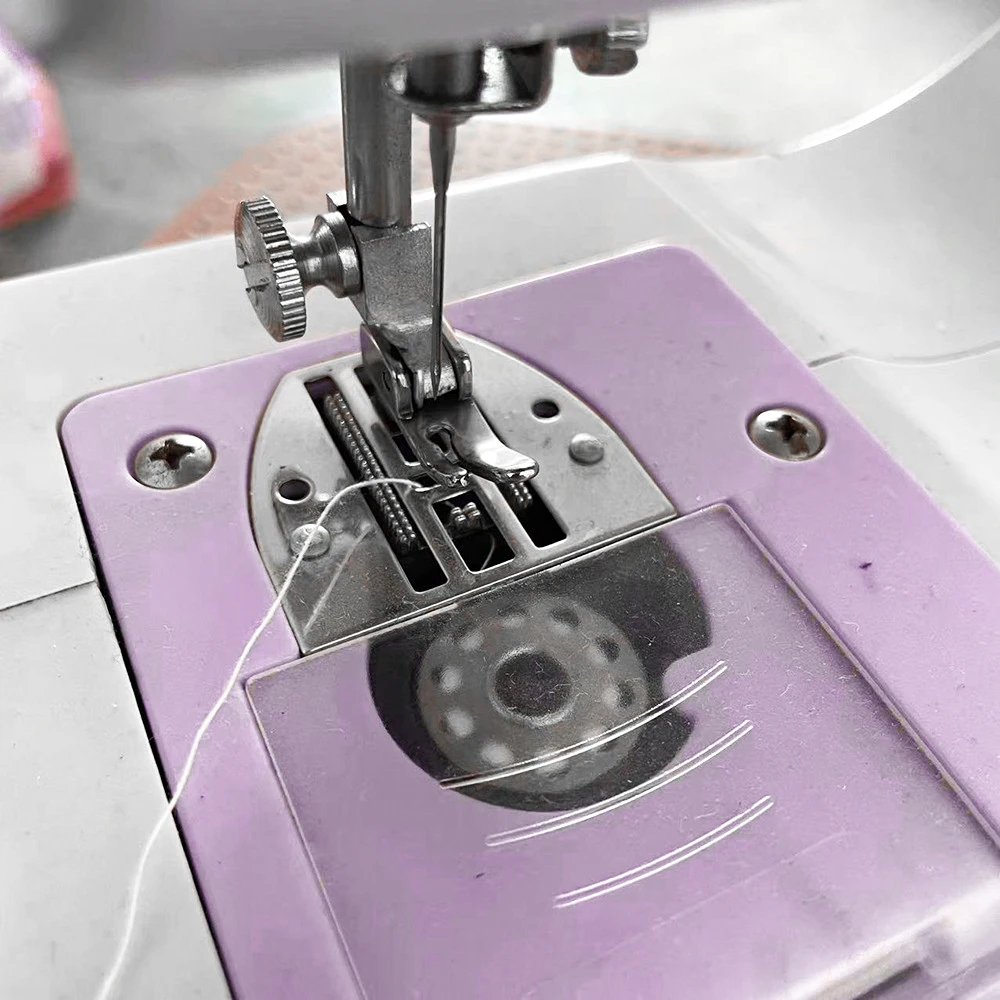 1 Stück ABS-Legierung Nadelplatte mit Transparenter Abdeckplatte Ersatzteile für FHSM 505 505A Haushaltsnähmaschinen-Zubehör