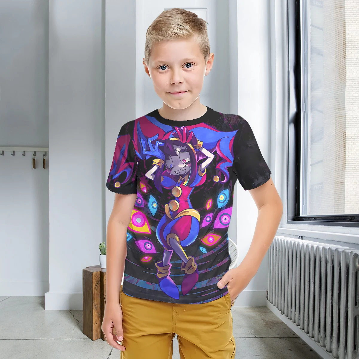 AMAZING DIGITAL CIRCUS 3D Print Baby Clothing 5 to 14 Years Male Outdoor Clothes for Children Boy Girl Child T-Shirt Top Shirts