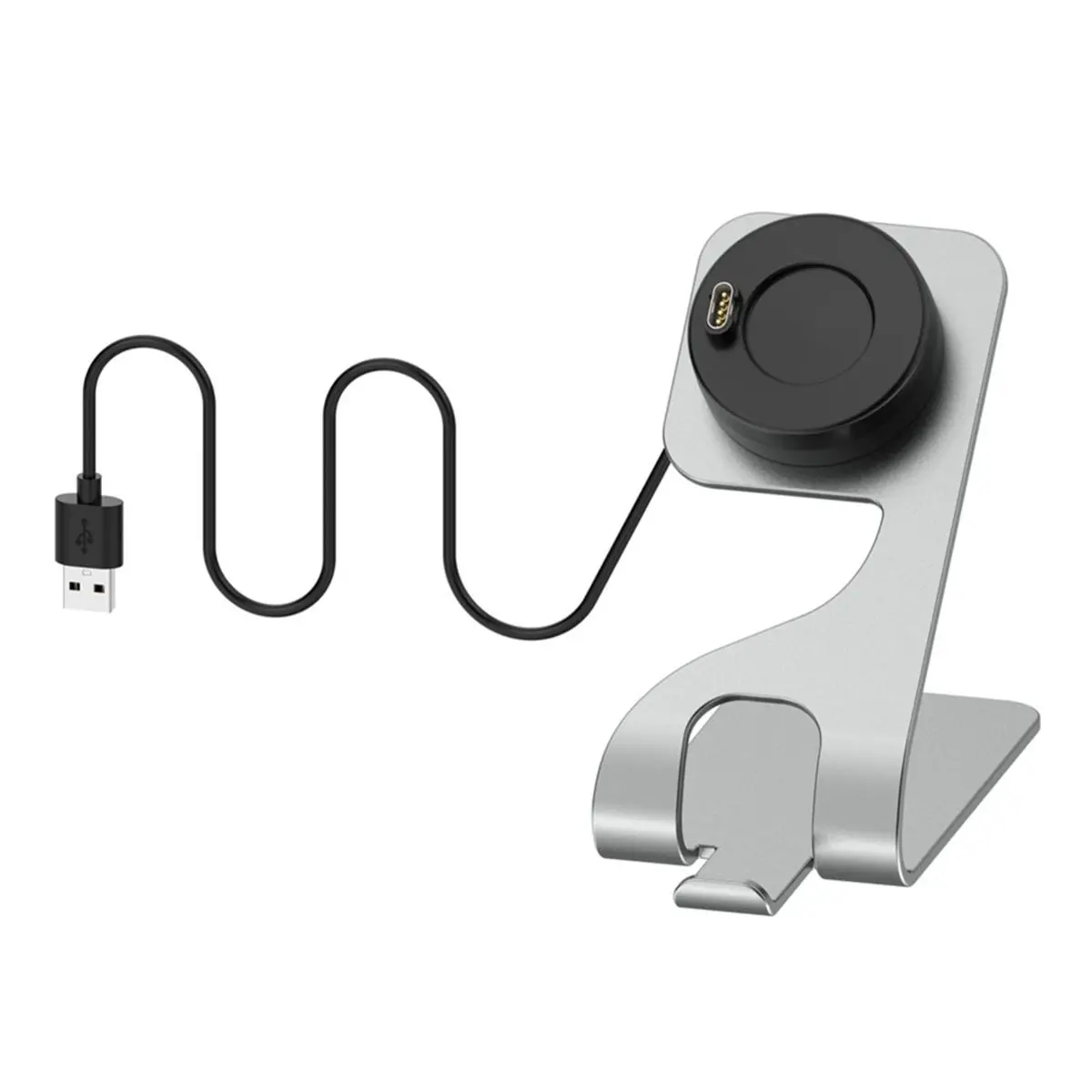 AT42 Charger Stand for Venu 4 3 3S/ 8 7X Charging Vivoactive 6 5 Cable Dock Cord for 5 5X Plus 6 6X 6s A