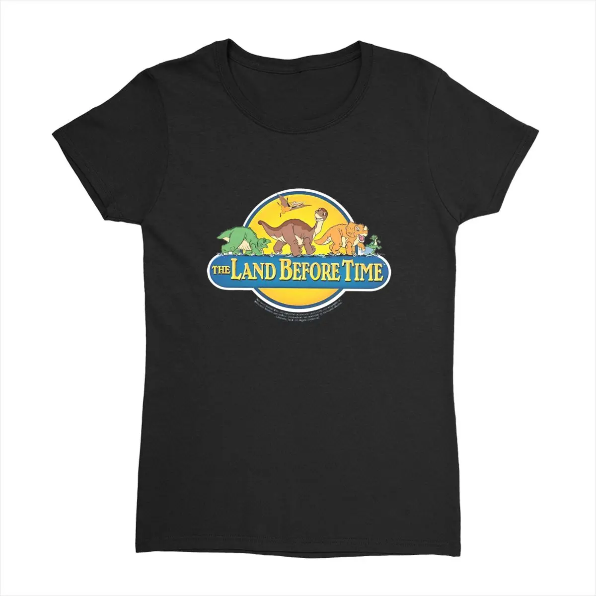 The Land Before Times T-Shirt ducky Fashion T-Shirts Short Sleeve Y2K Retro Tops Beach Loose O-Neck Oversized Tees