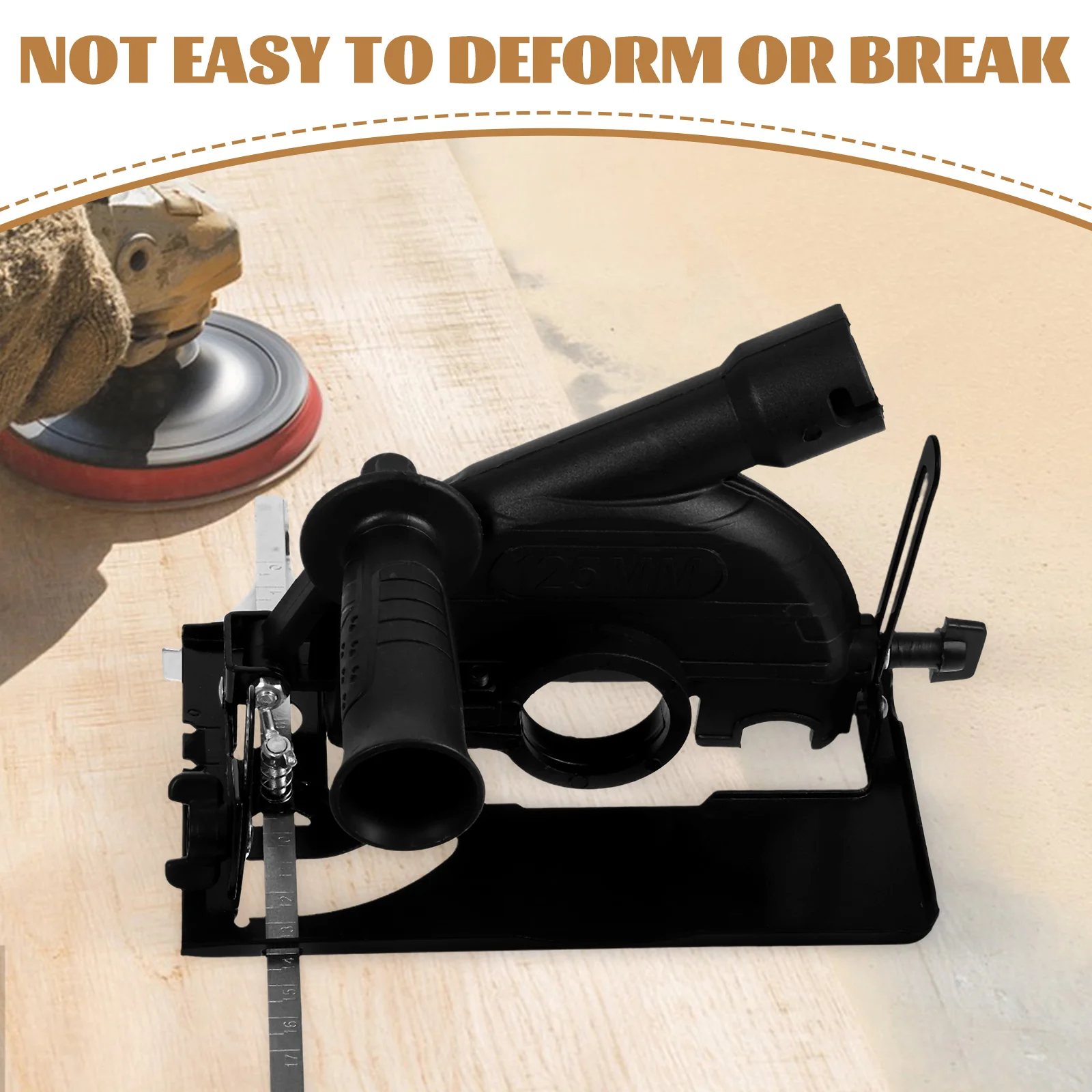 

Angle Grinder Stand Bracket Holder for Electric Ceramic Tile Black Iron Grinding Fixed Universal Mount Adjustable Stable