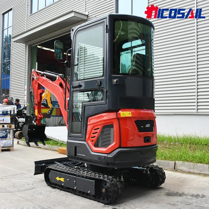 

Free Shipping Mini Excavator Kubota Engine 1.8 Ton Crawler Small Digger 2000 kg 3.5 Ton Hydraulic Farm Small Excavator for Sale