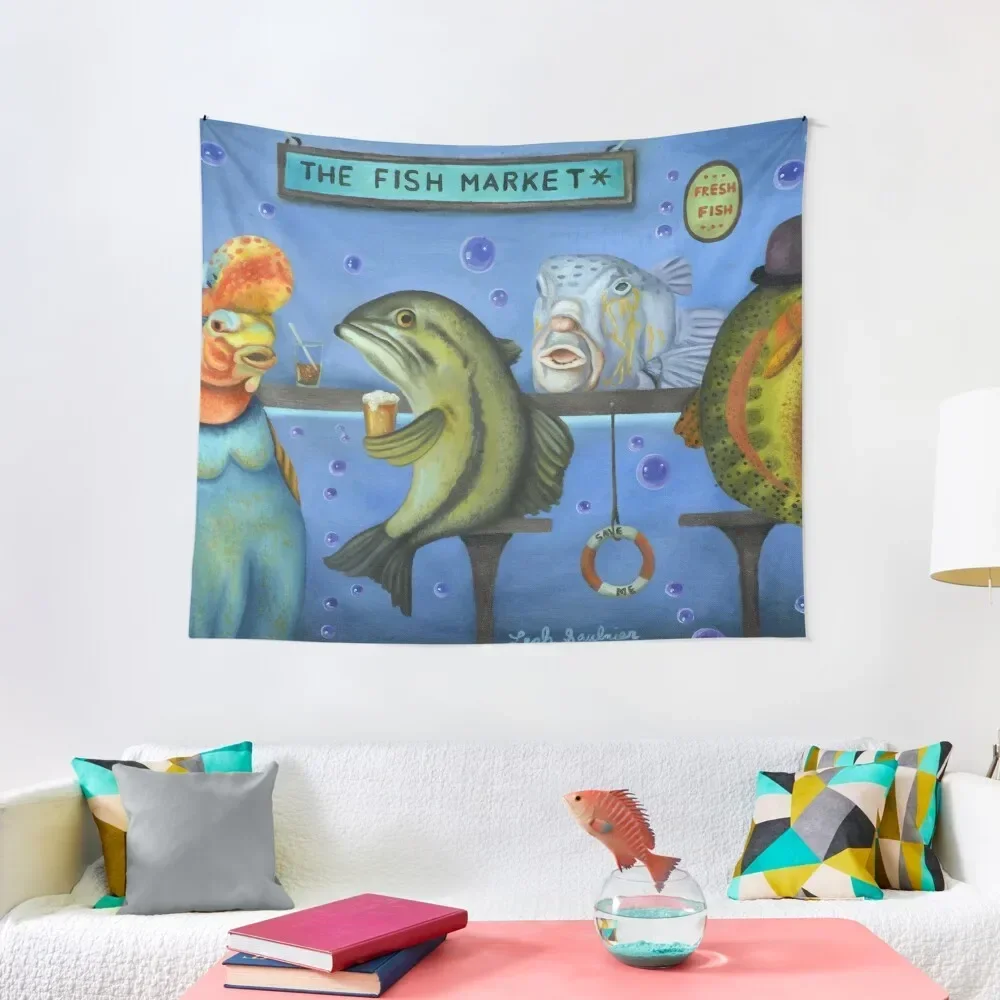 

Drink Like A Fish Tapestry Decor For Room For Bedroom Decorative Wall Tapestry