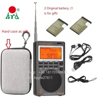 hrd 747 portable all band mini radio SSB Shortwave Radio FM/LSB/AIR/CB/VHF/UHF Full Band NOAA Alert Digital Radio