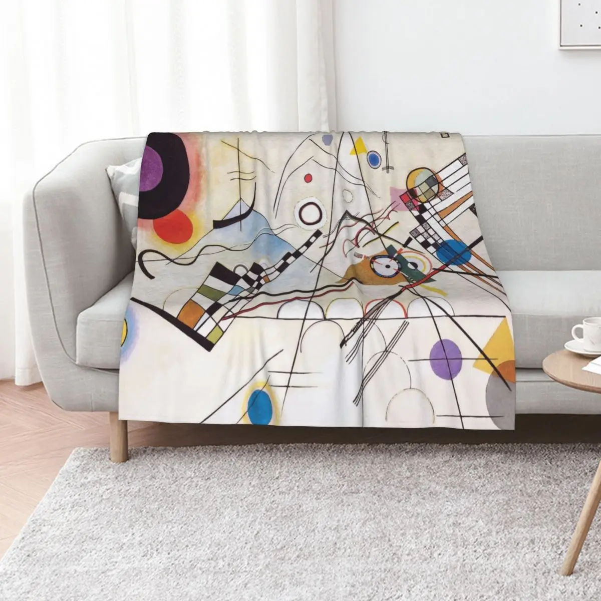 Wassily Kandinsky | Composition VIII Throw Blanket Decorative Throw Softest halloween Luxury Designer anime Retros Blankets