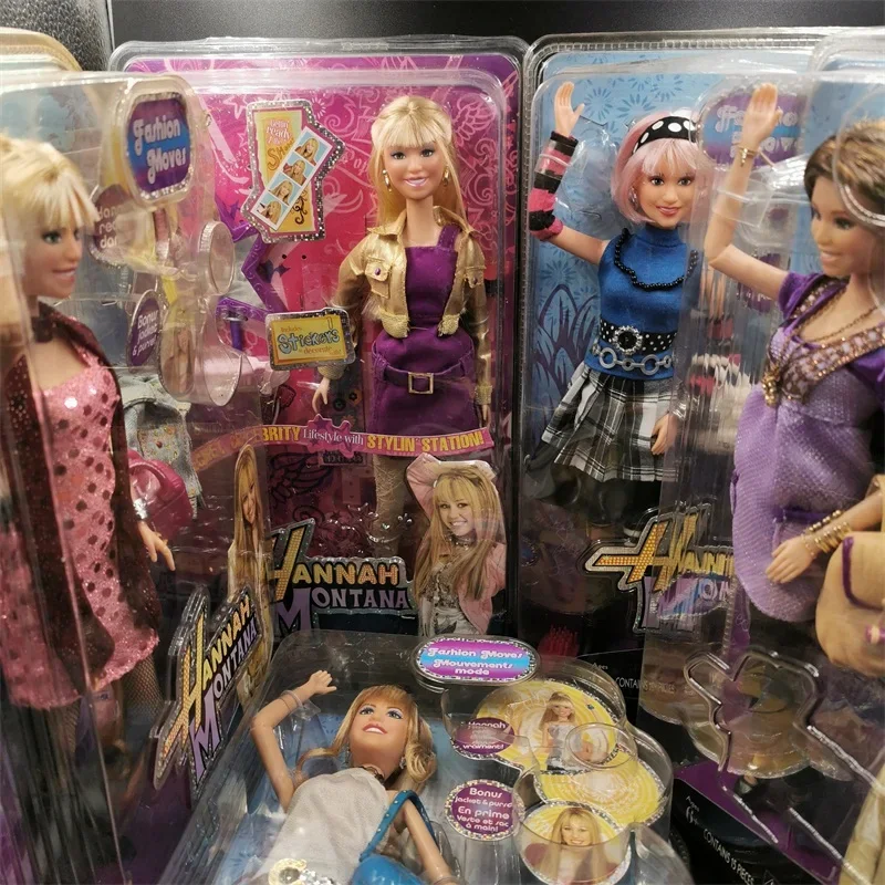 Disney Hannah Montana Doll Miley Stewart Fashion Princess Doll Joint Movable Beautiful Girl Play House Toy Anime Figures Gifts
