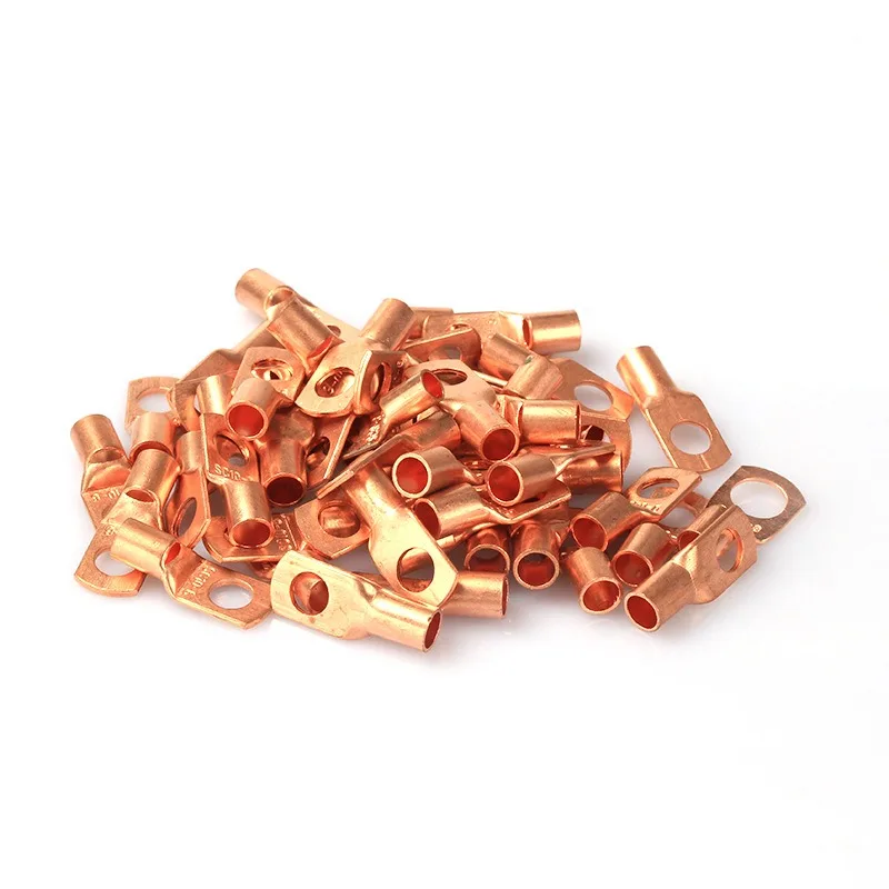 10 Stück Kupferkabelschuhe Ringkabelverbinder Blankkabel Elektrische Crimpklemmen SC6-5 SC10-10 SC16-10 SC25-10 SC35-6 SC35-8 SC35-10 – Detail 3