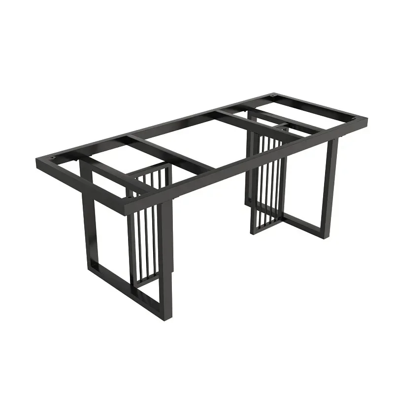 

Wrought iron legs bracket marble table feet carbon steel dining table base rectangular desk shelf gold