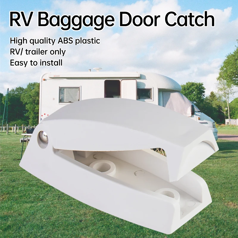 Baggage Door Catches Storage Latch Hook Holders Clips for RV Trailer Motorhome Camper Travel Room Cargo Trailer