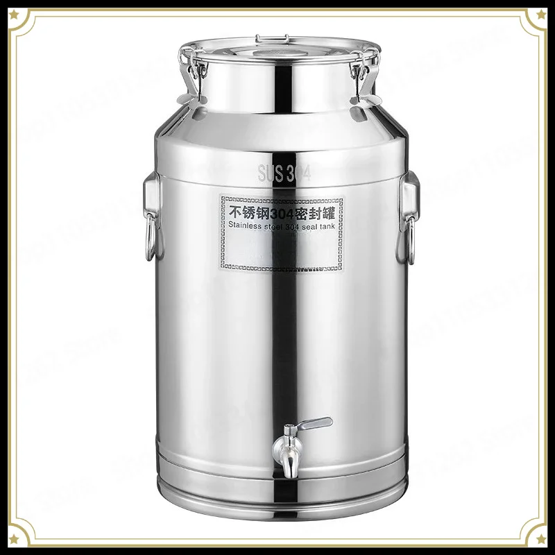 304 Stainless Steel Sealed Barrel Transport Tank Edible Oil Tank Peanut Oil Milk tea Wine Sealed Tank Brewing Fermentation