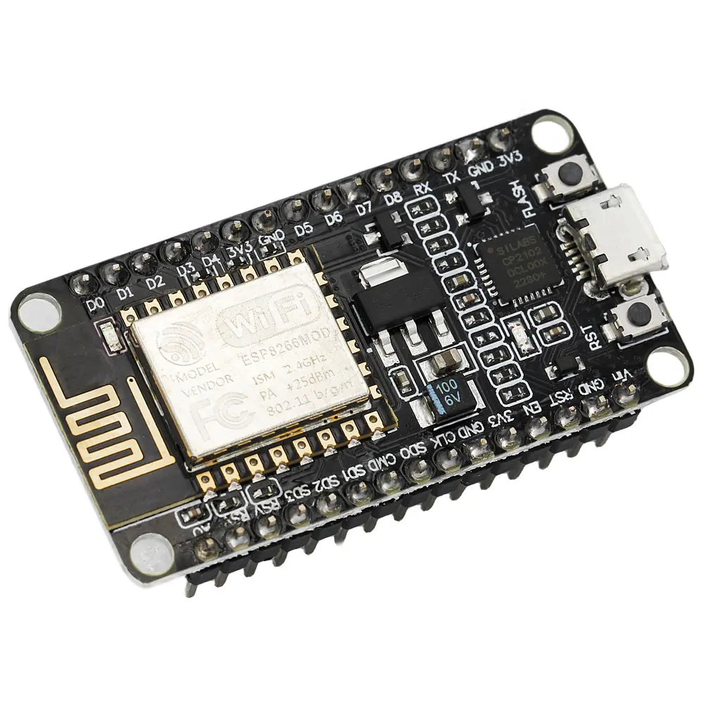 ESP8266 NodeMCU CP2102 ESP-12E Lua WiFi Module Internet of Things Development Board Compatible with Arduino IDE/Micropython