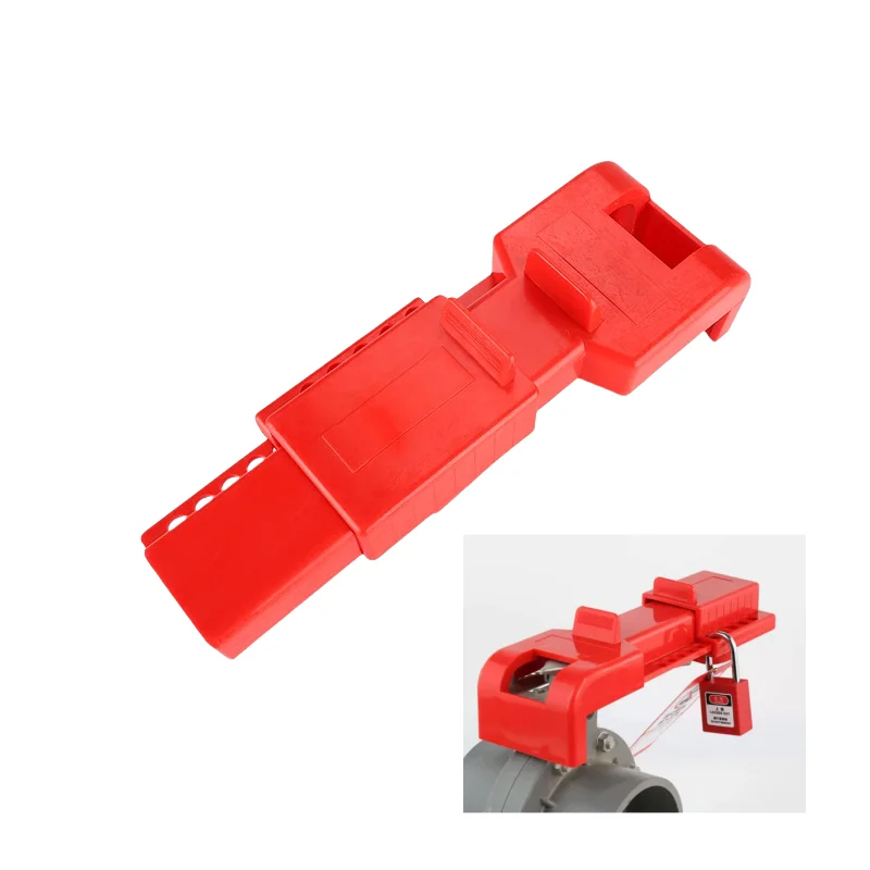 Butterfly Valve Lockout Industrial Lockout-Tagout Device for Butterfy Valves with Handle Width:8mm-42mm