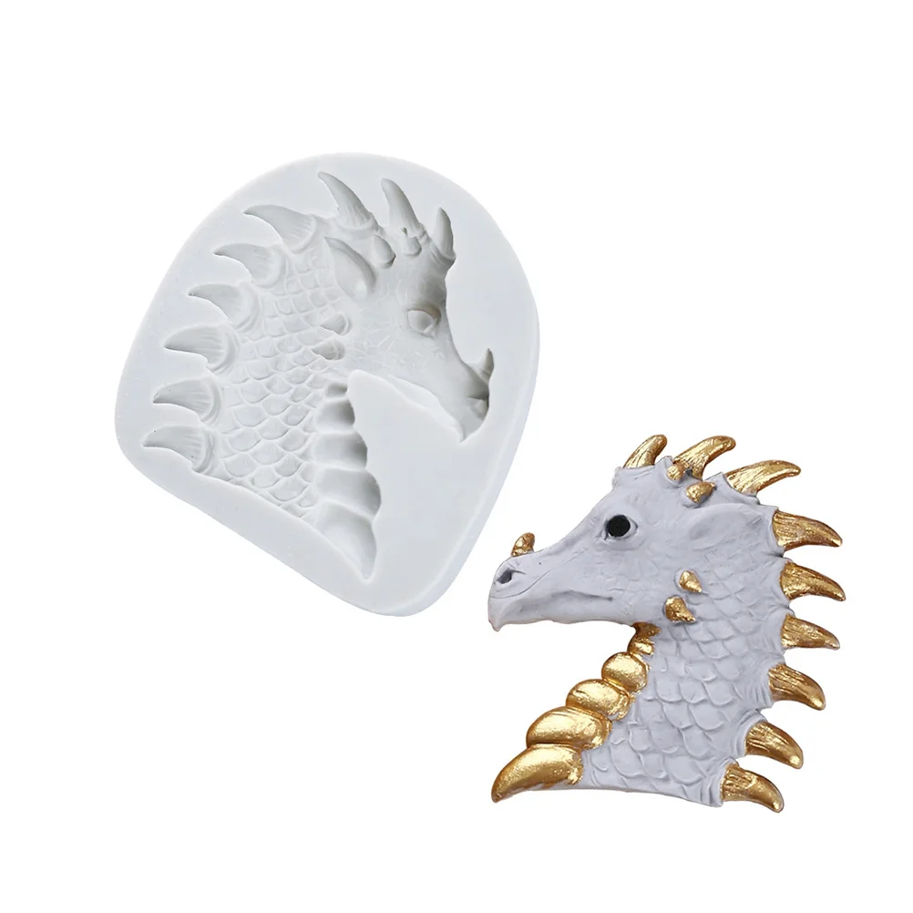 

Easter Dinosaur Mold Silicone Baking Tool Creative Fondant Cake Chocolate Mould Nonstick Easy Demold Home Bakery