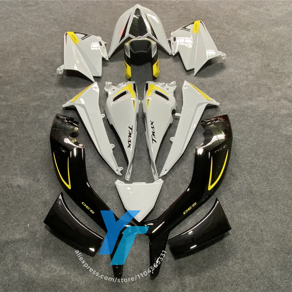 لياماها TMAX 530 2012-2014 الهدايا المجمعة الكاملة رئيس ABS البلاستيك دراجة نارية غطاء الجسم مجموعة للتخصيص #4