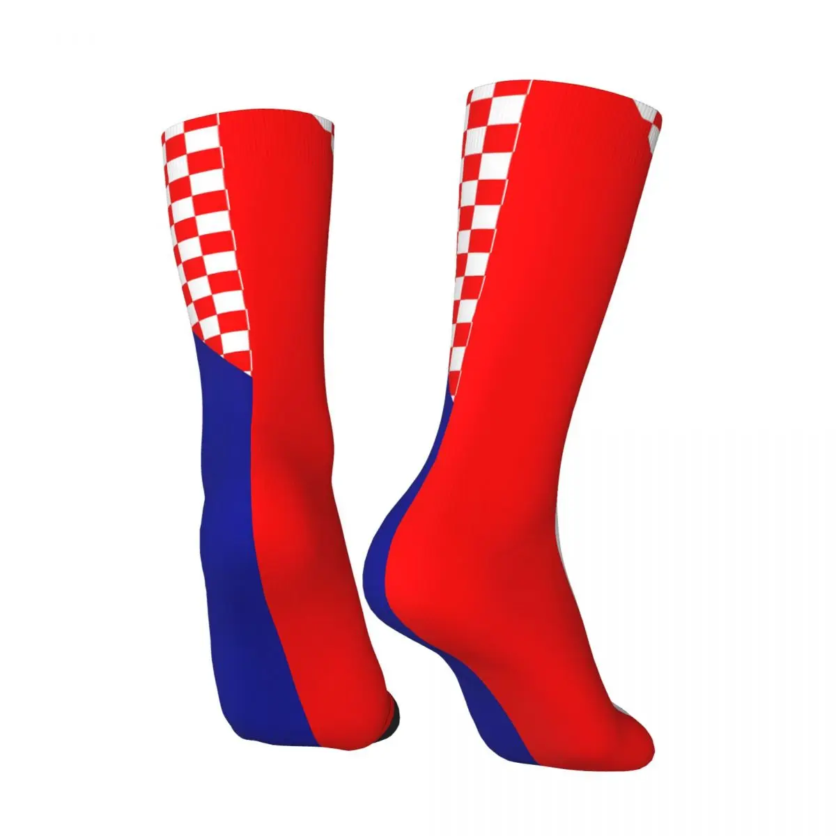 Elin Compression Feel of Croatia DermatStyle Chaussettes pour Hommes, Vintage Quality Pattern Crew Sock, Nouveauté