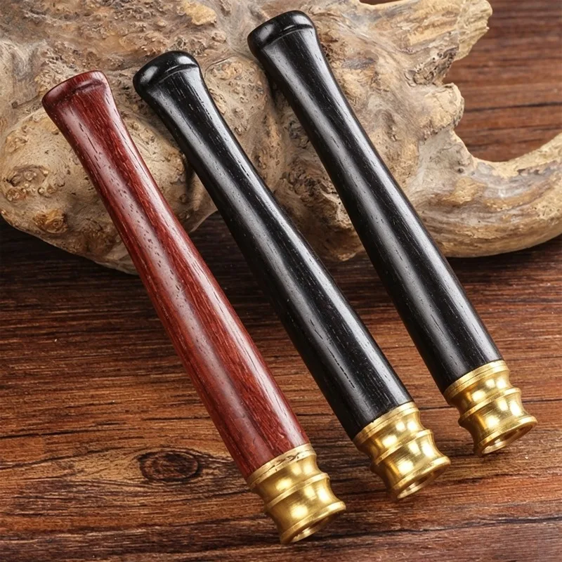 Wooden Remove To Clean Tobacco Filter Circulation For Thick Thin Smoke Filter Reduce Tar Portable Cigarette Holder Mini Men Gift