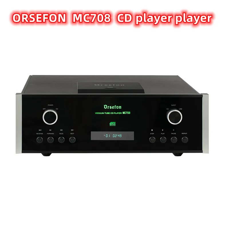 

Latest Clone Mcintosh MC708 CD Player Pure Bile Vacuum Tube 12AX7 HIFI PCM1794 Lossless Dual Decoding RCA/XLR Output